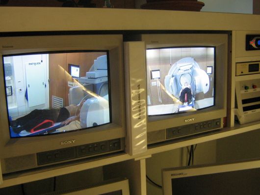 de monitoren in de zusterpost