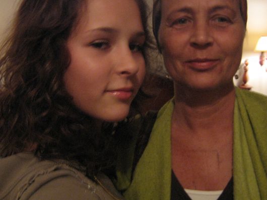 am en ik in onze hotelkamer in Egypte