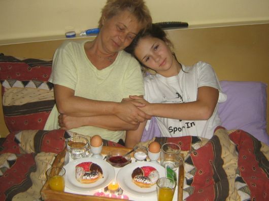 ons verjaardagsontbijt in Nederland