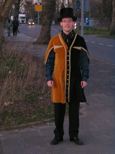 Maurice bij de entree