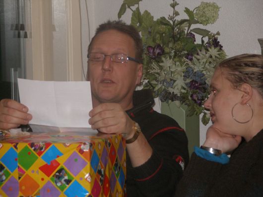 Zwager Wout met zijn dochter Maddy