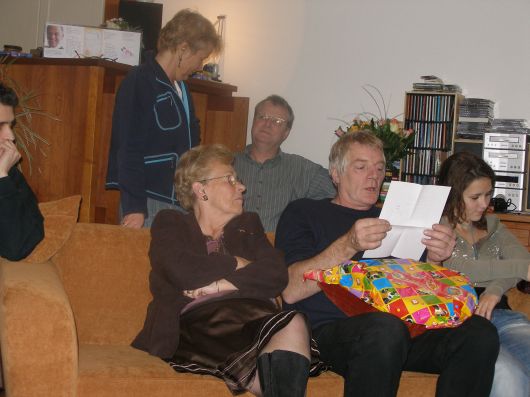 ik, mam, Jan en Amber