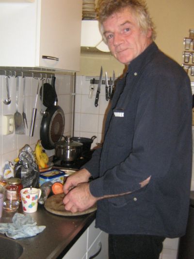 Jan in de keuken