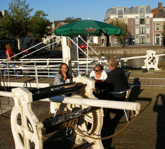 bij de sluis in Harlingen
