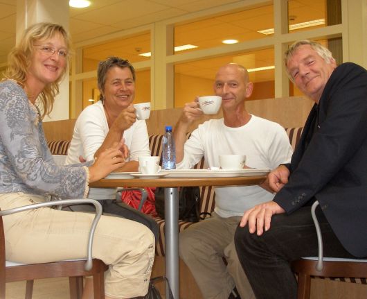 Frank, Saskia, Jan en ik