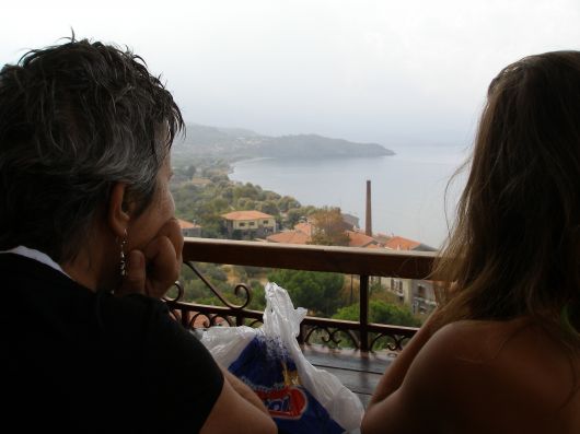 Een prachtig uitzicht vanuit Molivos