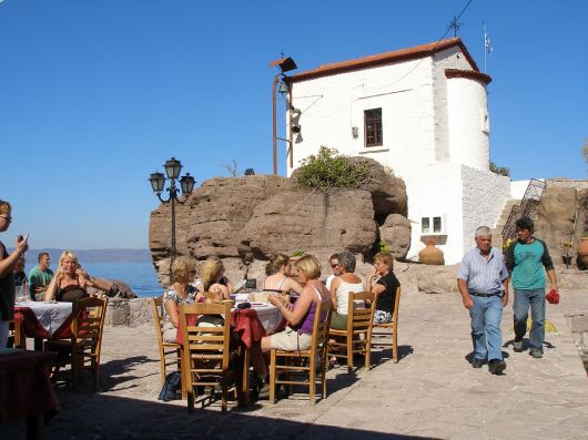 lunch in Skaminia