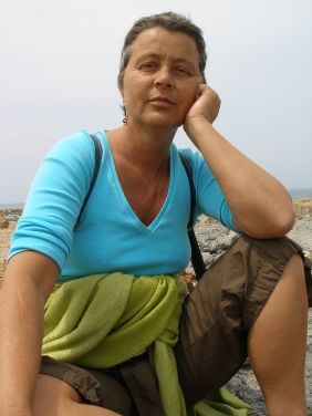 Mar/Gaby tijdens de laatste vakantie met Amber en Jan