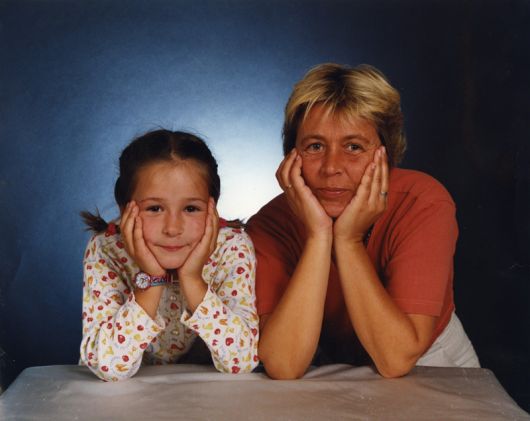 Gaby en Amber 1995 