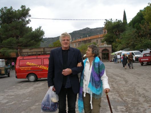 Jan en Mariella in Lesbos