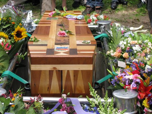 kist en bloemen