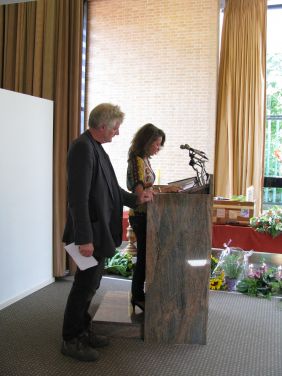 Amber met steun van Jan